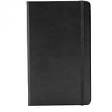 Poppin, Medium, Hard Cover Notebooks, Black, 25/Pack (104115)