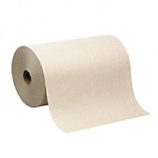 GP enMotion® Hardwound Paper Towels, 1-Ply, Natural, 700 Feet/Roll, 6 Rolls/Carton (89440)