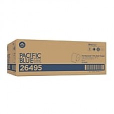 Pacific Blue Ultra™ 8” High-Capacity Recycled Paper Towel Roll by GP PRO, 1-Ply, Brown, 1150’/Roll, 6 Rolls/Carton (26495)