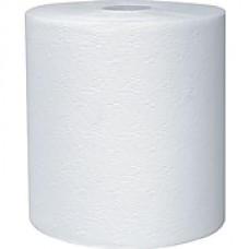 Kleenex® Hardwound Paper Towels, 1-Ply, White, 425 Feet/Roll, 12 Rolls/Carton (01080)