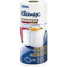 Kleenex® Premiere Paper Towels, 1-Ply, 70 Sheets/Roll, 24 Rolls/Carton (13964)