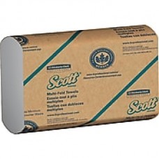 Scott® Multi-Fold Paper Towels, 1-Ply, White, 250 Towels/Pack, 16 Packs/Carton (01840)