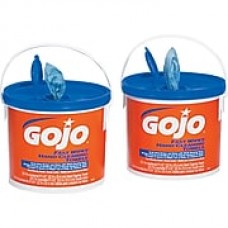 GOJO® Fast Wipes® Cloth Hand Cleaning Towel, Orange, 2 Tubs/Case