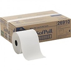 SofPull® Recycled Fiber Hardwound Roll Paper Towel by GP PRO, White, 1000' Per Roll, 6 Rolls/Pack (26910)