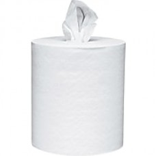 Scott® Center-Pull Paper Towel, White, 1-Ply, 6 Rolls/Case