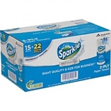 Sparkle® Professional Series® Paper Towels, 2-Ply, White, 85 Sheets/Roll, 15 Rolls/Case (2717714)