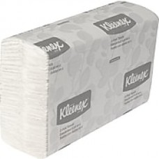 Kleenex® C-Fold Paper Towels, 1-Ply, White, 150 Towels/Packs, 16 Packs/Carton (01500)