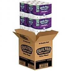 Quilted Northern Ultra Plush Bath Tissue, 3-Ply, 48 Double Rolls/Case (87355)