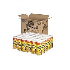 Bounty Essentials Full Sheet Paper Towels, 2-Ply, White, 40 Sheets/Roll, 30 Rolls/Carton (74657)