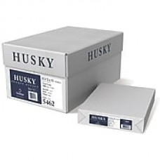 Domtar Husky Offset Opaque 8 1/2" x 11" 60 lbs. Smooth Laser Paper, White, 5000/Case