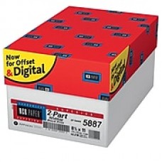 Appleton NCR Superior 8 1/2" X 11" Bond Carbonless Paper, Canary/White, 2500/Case