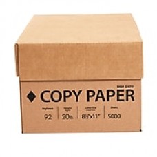 Copy Paper, 20 Lb., 92 Bright, 8 1/2" x 11", White, 10-Ream Case (324791)