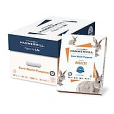 IP Hammermill® Fore® 8 1/2" x 11" 24 lbs. 3HP Multipurpose Bond Paper, White, 5000/Case