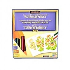 General's Learn Watercolor Pencil Techniques Now! Kit #70 each [Pack of 2]