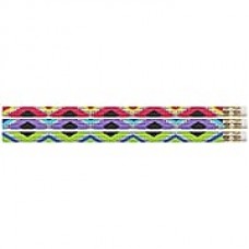 Musgrave Geometric Glitz Pencil, No. 2, 12 packs of 12 (MUS2542D)