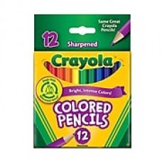 Crayola Short Colored Pencils Set Of 12 [Pack Of 12] (12PK-68-4112)