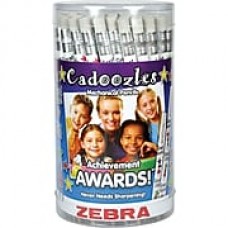 Zebra Pen Cadoozles Awards Mechanical Pencil Assorted Designs, 0.9mm Bold Point, 72pc Cup