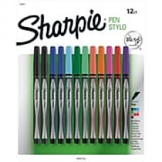 Sharpie® Pens, Fine Point, Assorted Colors, 12/pk (1802226)