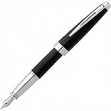 Cross® Aventura™ Fountain Pen Black/Chrome (AT0156S-1MS)