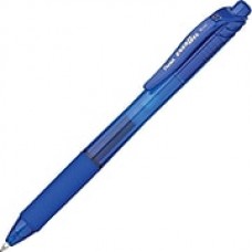 Pentel  EnerGel-X RollerGel Retractable Gel Ink Pens, Medium Point, Blue, Dozen (BL107-C )