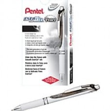 Pentel EnerGel Pearl Deluxe RTX Liquid Gel Ink Retractable Pens, Medium Point, Black Accent Barell, Black Ink, Dozen (BL77PW-A )