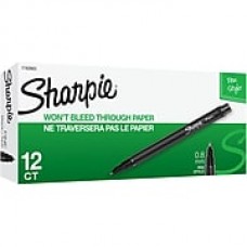 Sharpie® Pens, Fine Point, Black, 12/pk (1742663)