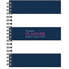 Kahootie Co™ Undated Monthly/Weekly Planner and Notepad, 9" x 11.5", Navy and White (UMWBLU)