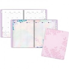 2018-2019 AT-A-GLANCE® Academic Aura Blooms Weekly/Monthly Appointment Planner, 12 Months, Lavender, 8-1/2" x 11" (585-905A-19)