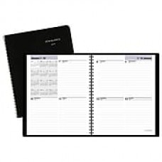 AT-A-GLANCE® DayMinder® Block-Style Weekly Planner, 12 Months, January Start,  6 7/8" x 8 3/4", Black (G535-00-19)