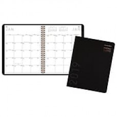 2019 AT-A-GLANCE® Contemporary Monthly Planner, 12 Months, January Start, 6 7/8" x 8 3/4", Black (70-120X-05-19)