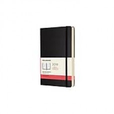 Moleskine 12 Month Daily Planner, Large, Hard Cover, Black (24319075)