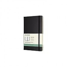 Moleskine 12 Month Weekly Planner, Large, Hard Cover, Black (24319077)