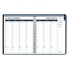 House of Doolittle 2019 House of Doolittle 8.5 x 11 Weekly/Monthly Tabbed Planner Black/Blue (HOD28302)