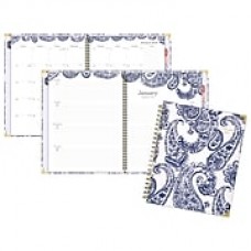 AT-A-GLANCE® Paige Weekly/Monthly Planner, Hardcover, 12 Months, January Start, 8 1/2" x 11" (6141-905-19)