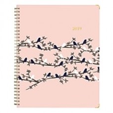 2019 Blue Sky Planner SG New Birdies Matte Lam. LGB 8.5"H x 11"W RY Monthly Wirebound (109314)