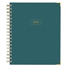 2019 Blue Sky Planner SG Peacock Matte Lam. LGB 7"H x 9"W RY Monthly Wirebound (109341)