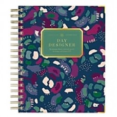 2019 Blue Sky Planner DDFS Abstract Floral Glossy Lam. LGB 7.3x9.5 RY Daily/Mthly Wirebound Flagship (110263)