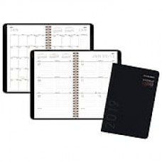 AT-A-GLANCE® Contemporary Weekly/Monthly Planner, 12 Months, January Start, 4 7/8" x 8", Graphite (70-100X-05-19)