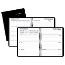 AT-A-GLANCE® DayMinder® Executive Wkly/Monthly Planner with Notes, 12 Months, January Start, 6 7/8" x 8 3/4", Black (G546-00-19)