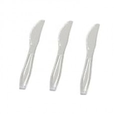 Fineline Settings Flairware 2524-CL Knives Bulk, Clear