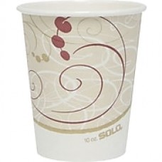 SOLO® Symphony® Paper Hot Cups, 10 oz., 1,000/Case