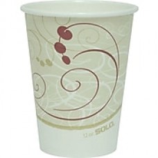 SOLO® Symphony® Paper Hot Cups, 12 oz., 1,000/Case