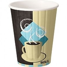 SOLO® Tuscan Cafe™ Duo Shield® Insulated Paper Hot Cups, 12 oz., 600/Case