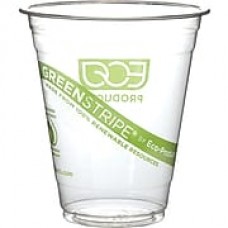 Eco-Products 10 Oz. GreenStripe® Cold Corn Cups, Clear, 1000/Pack (EP-CC10-GS)