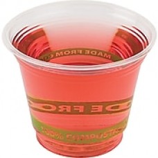 Eco-Products Compostable Corn Plastic Cold Cup, 9 oz., Clear, 1000/Carton