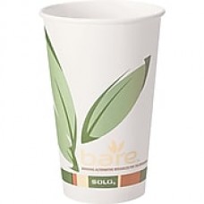 Solo® Paper Hot Cups, 20 Oz., Design, 600/Ct