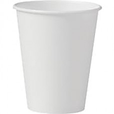 Solo® Handled Paper Hot Cups, 8 Oz., White, 1,000/Ct