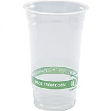 Eco-Product® Compostable Corn Plastic Cold Cups, 24 oz., 1000/Carton