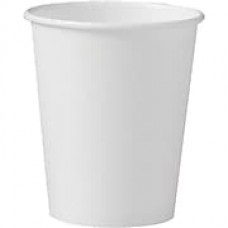 Solo Polycoated Hot Paper Cups, 10 Oz, White, 1000/CT