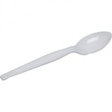 Dixie® Heavy-Weight Polystyrene Plastic Teaspoon by GP PRO, White, 1000/Pack (TH217)